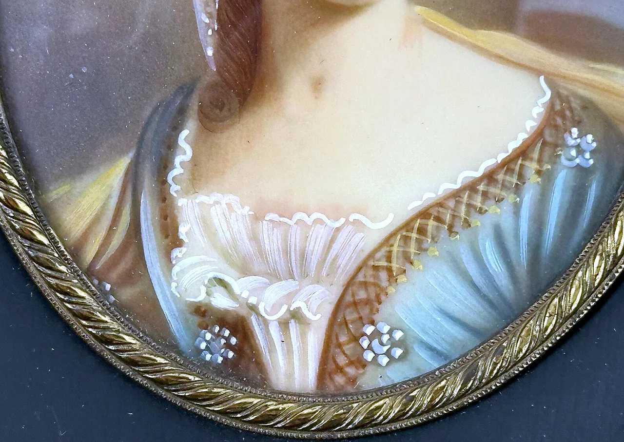 Gouache on porcelain, 19th century 3
