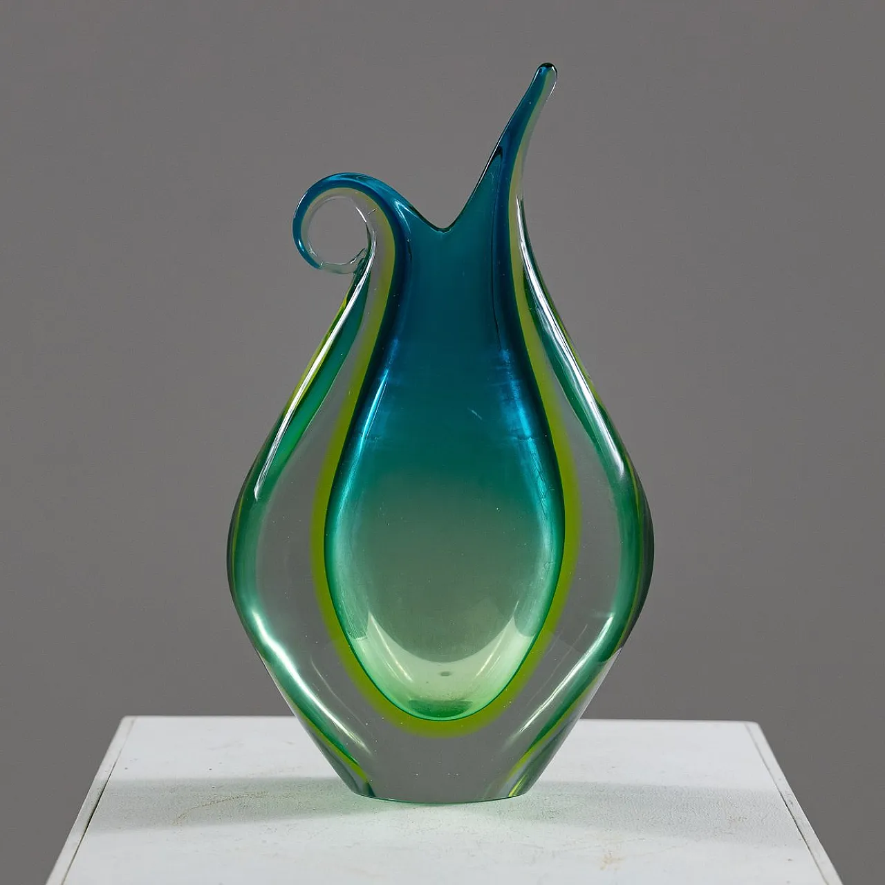 Large submerged glass vase, 1960s 1