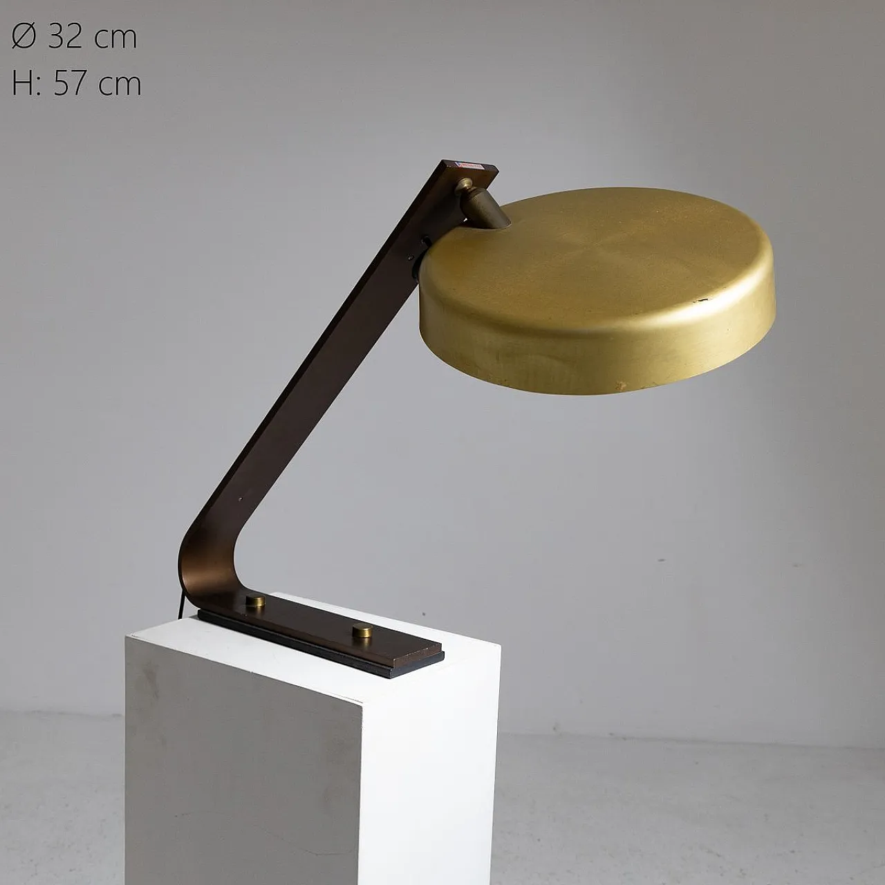 Table lamp with adjustable lampshade, 1980s 1