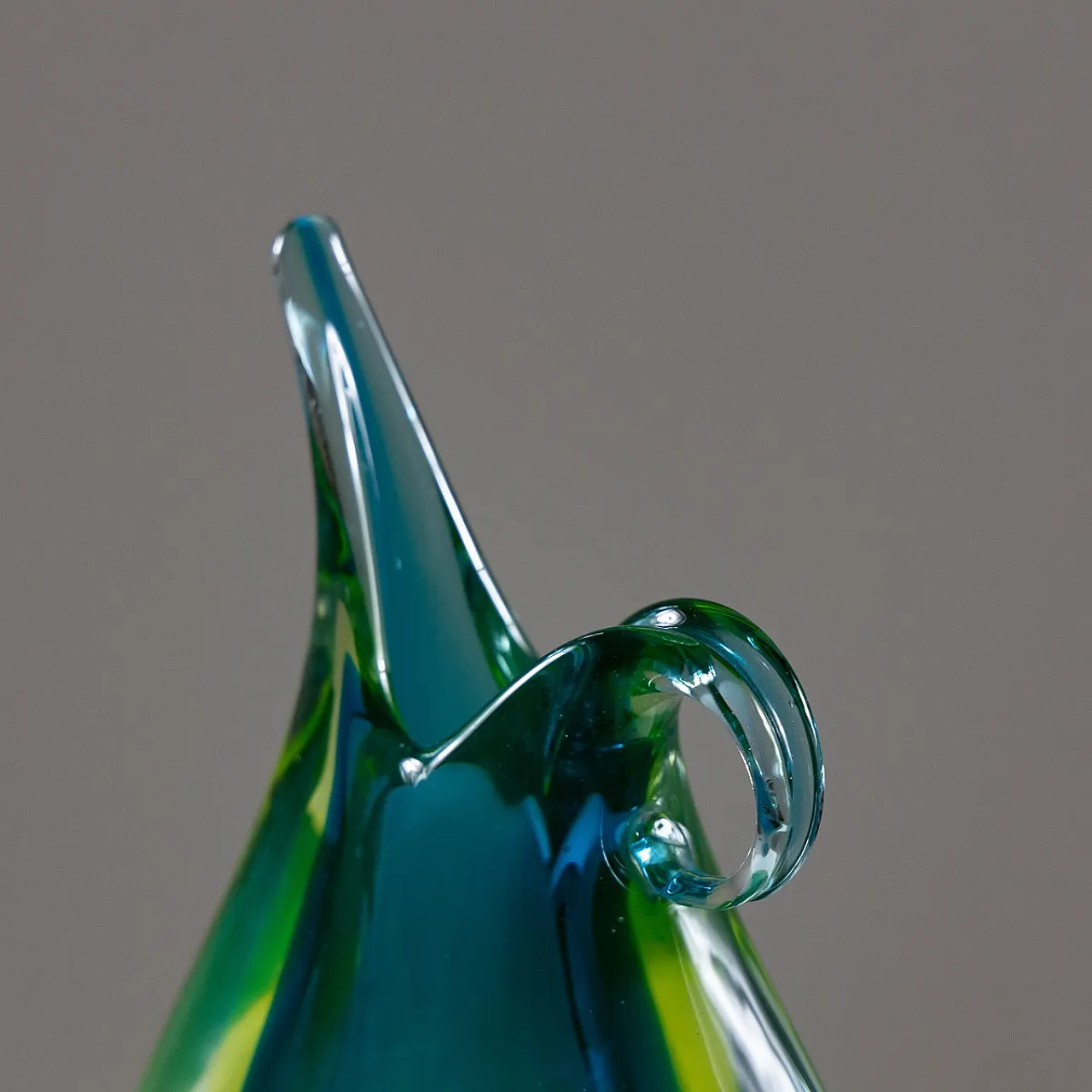 Large submerged glass vase, 1960s 2