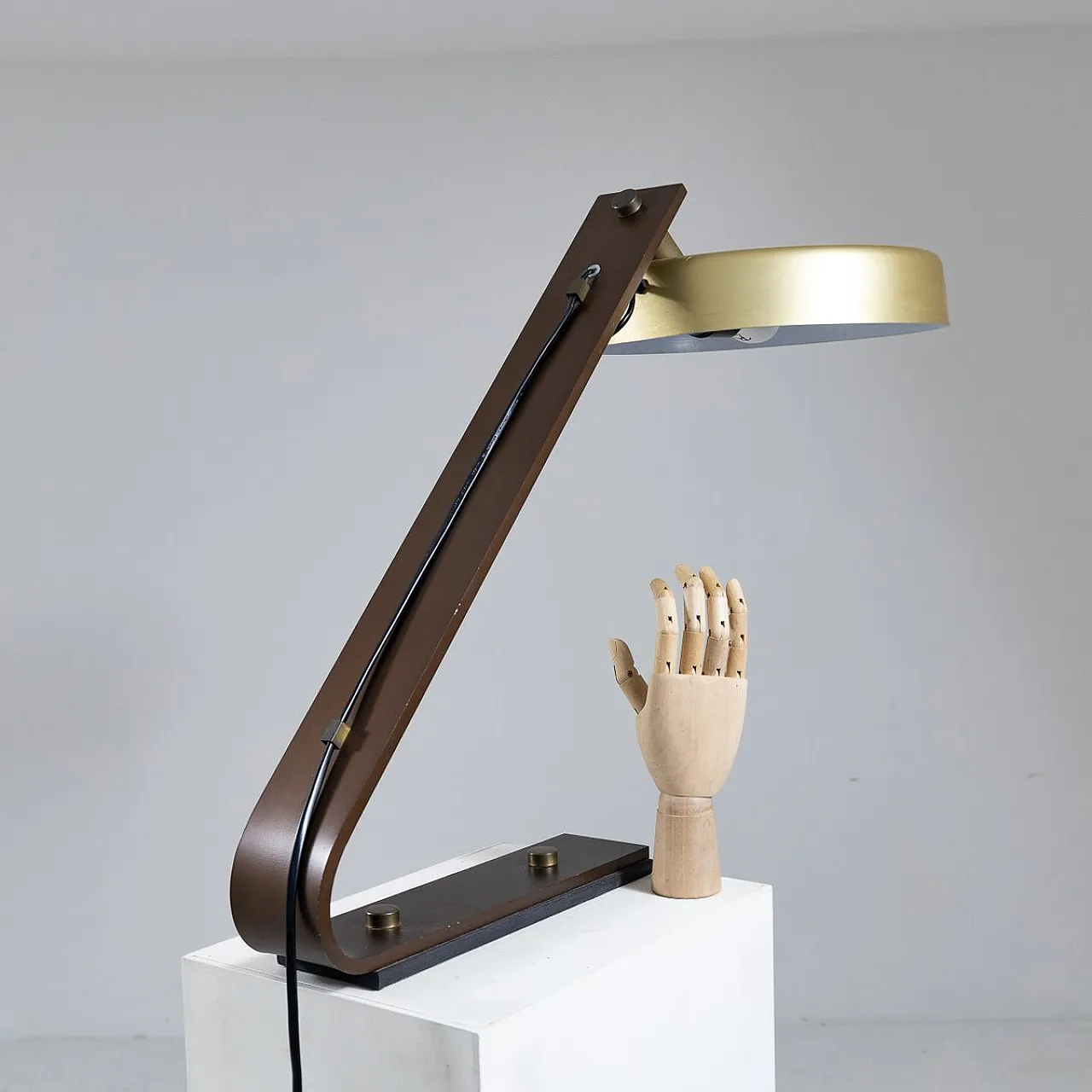 Table lamp with adjustable lampshade, 1980s 7
