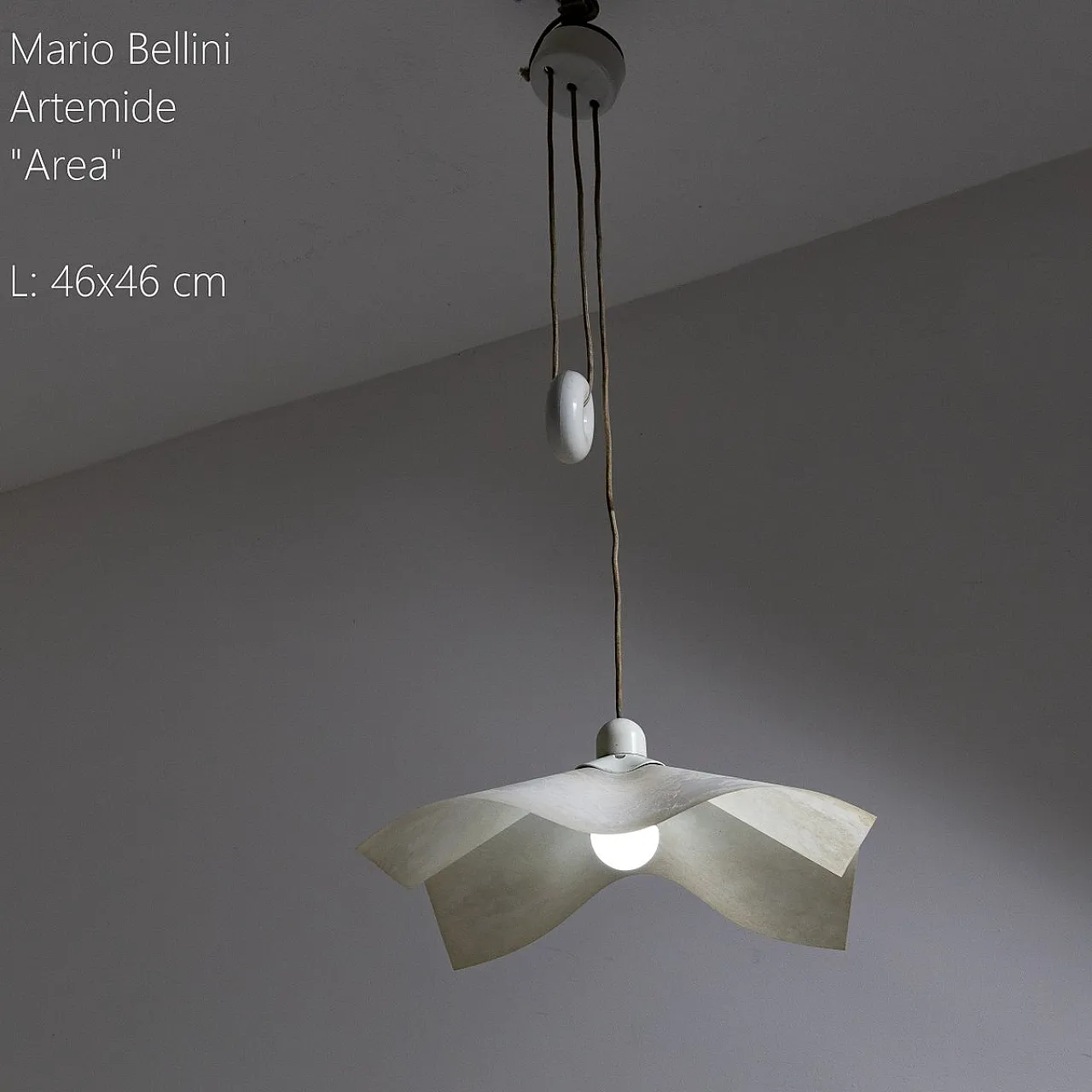 Adjustable Area floor lamp by Mario Bellini for Artemide, 1960s 9