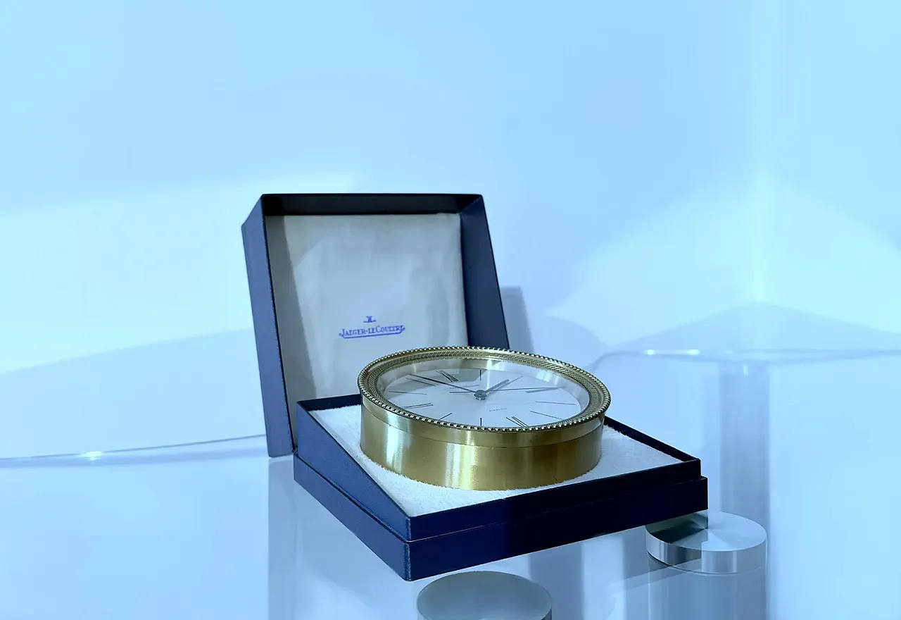 Jaeger LeCoultre table clock, Portescap REF. 5004, 1950s 3