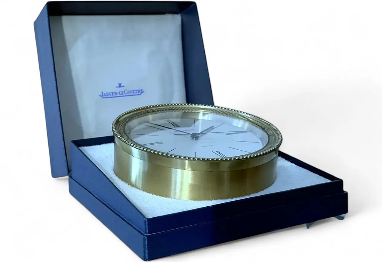 Jaeger LeCoultre table clock, Portescap REF. 5004, 1950s 13