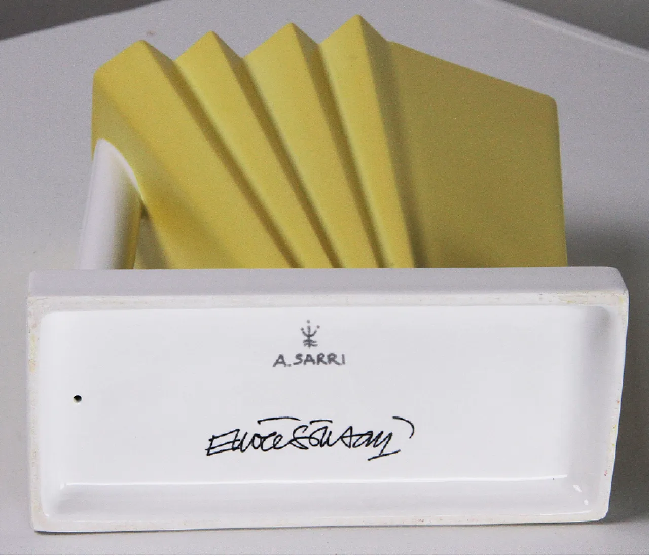 Vaso in ceramica di Ettore Sottsass per Alessio Sarri, '900 7