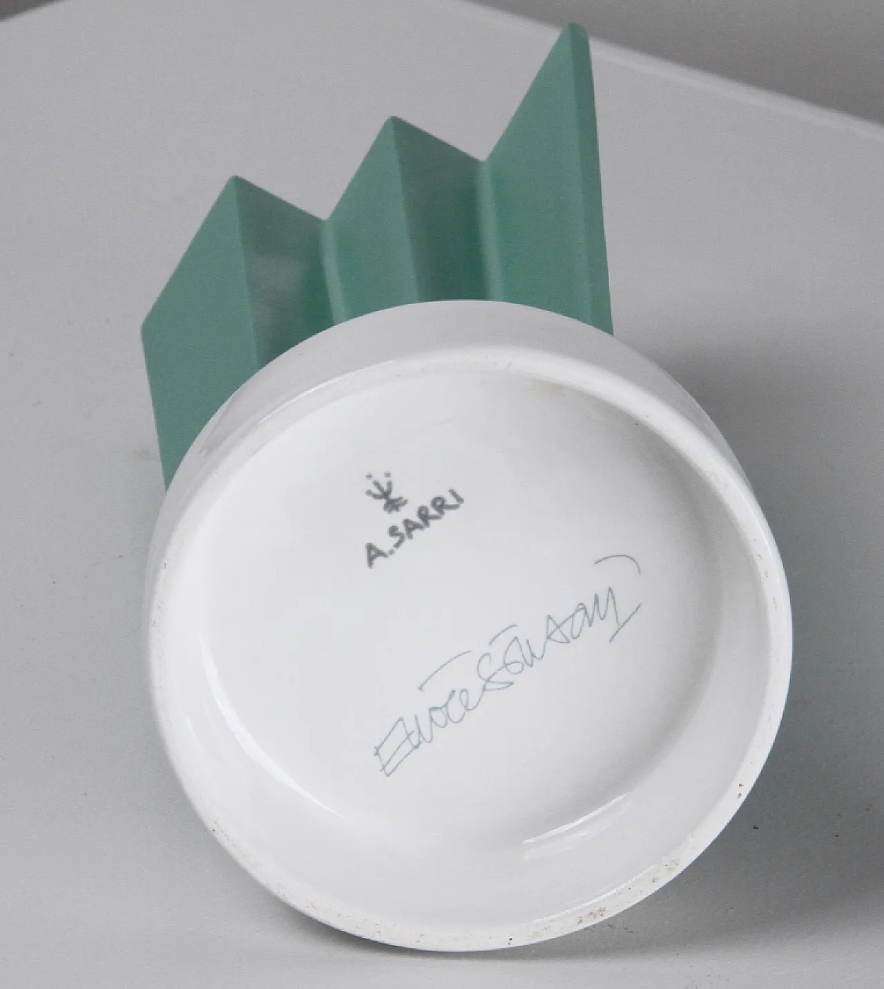 Vaso in ceramica di Ettore Sottsass per Alessio Sarri, '900 7