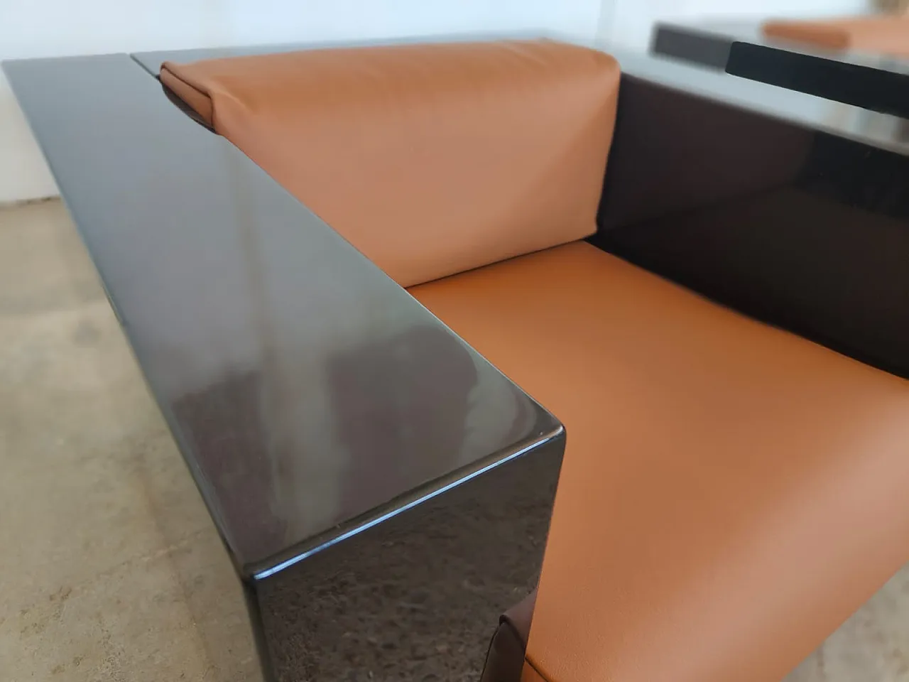 Coppia di poltrone Saratoga di Vignelli per Poltronova, anni '60 6
