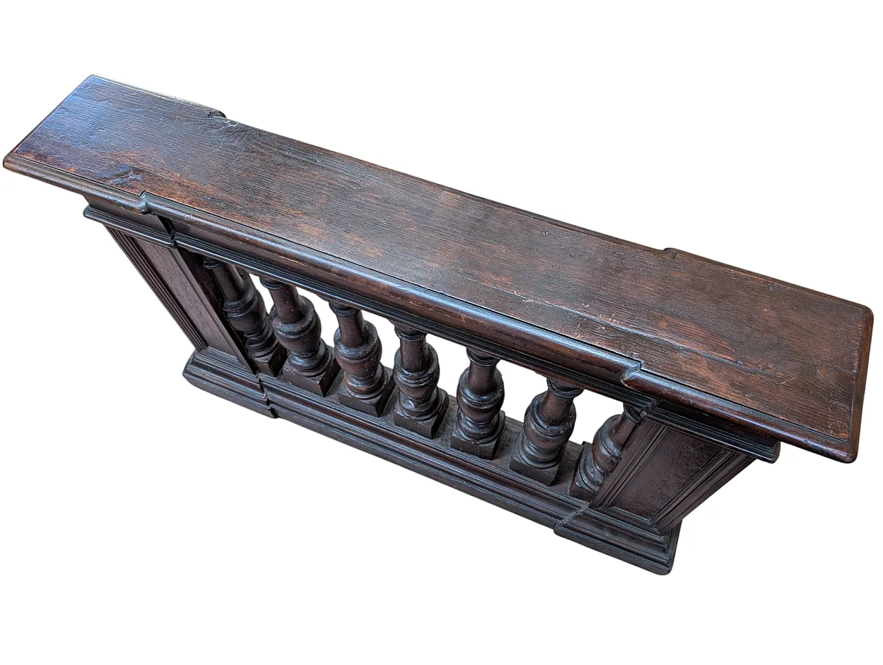 Coppia di balaustre in legno di noce, '700 5