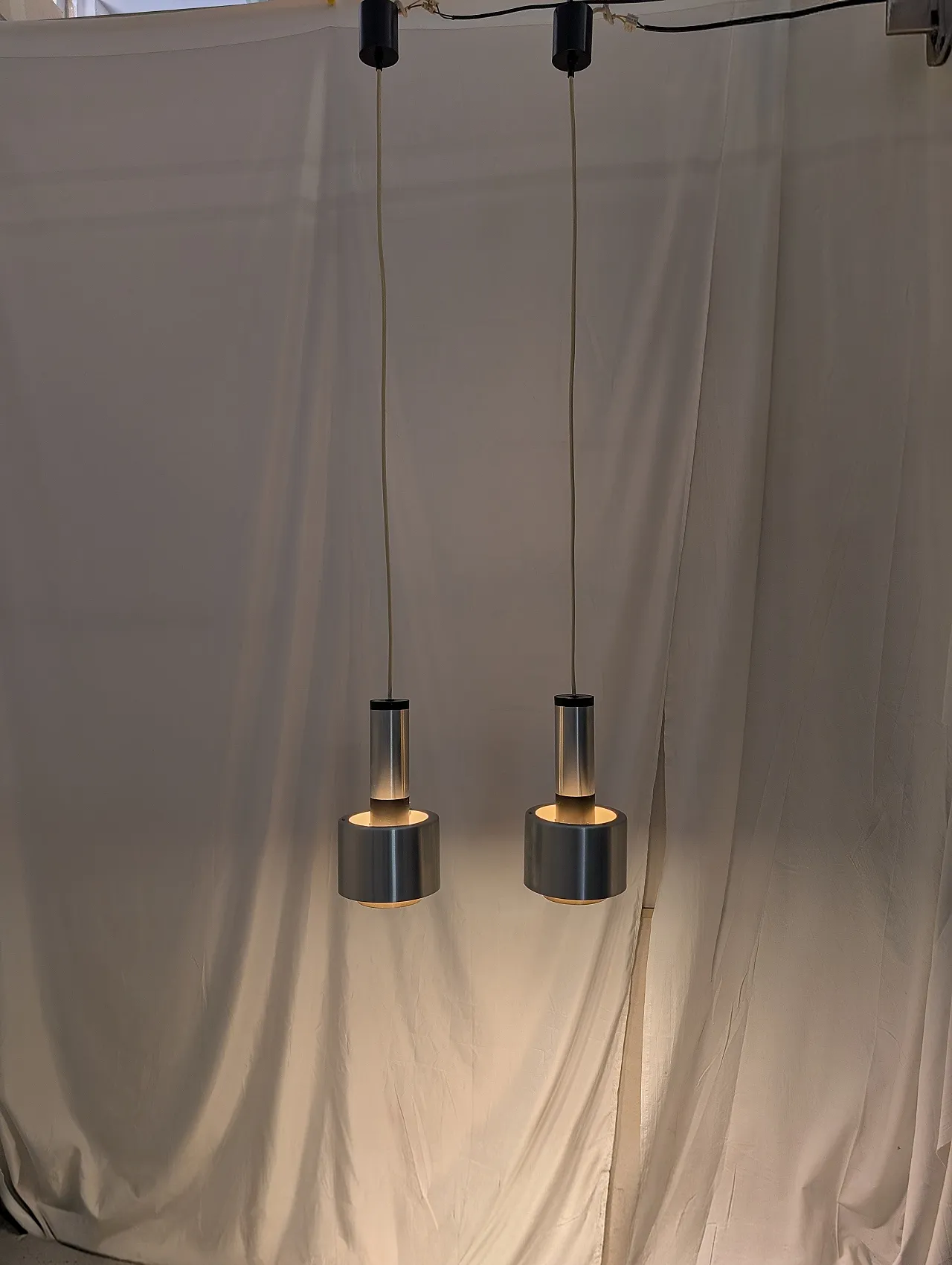 Pair of Stilnovo pendant lamps, Italy, 1960s/70s 7