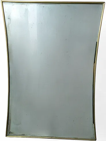 Vintage Mid-Century Wall Mirror, Italy 1950s