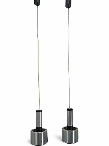 Pair of Stilnovo pendant lamps, Italy, 1960s/70s