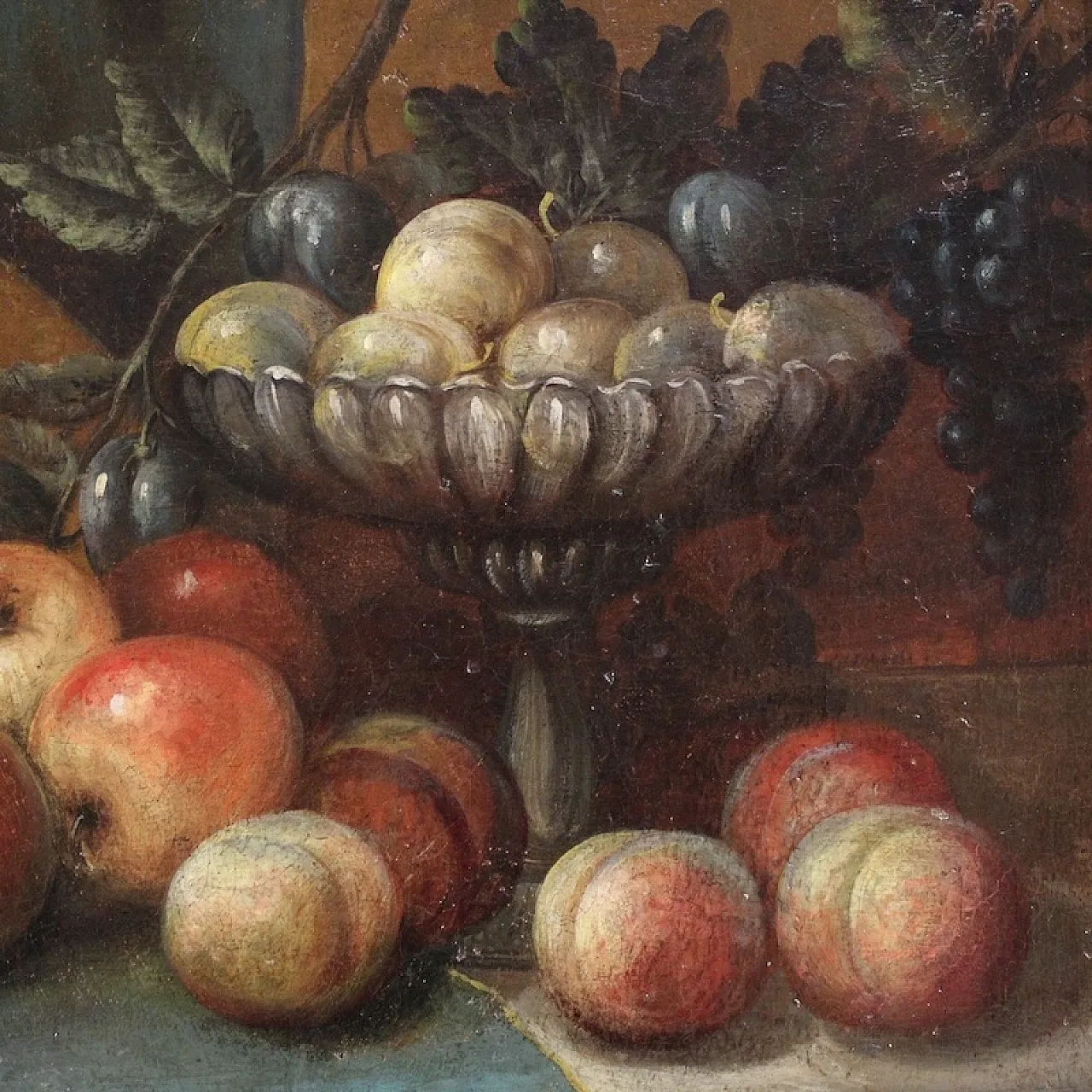 Still life, oil on canvas, mid-18th century 8