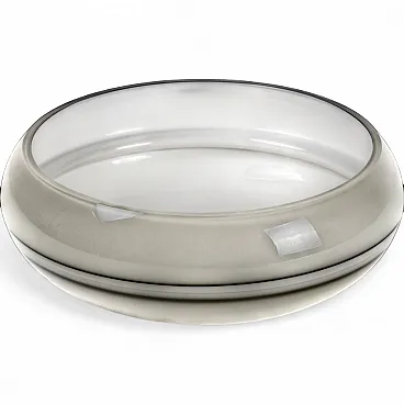 Alfredo Barbini glass bowl, 1980