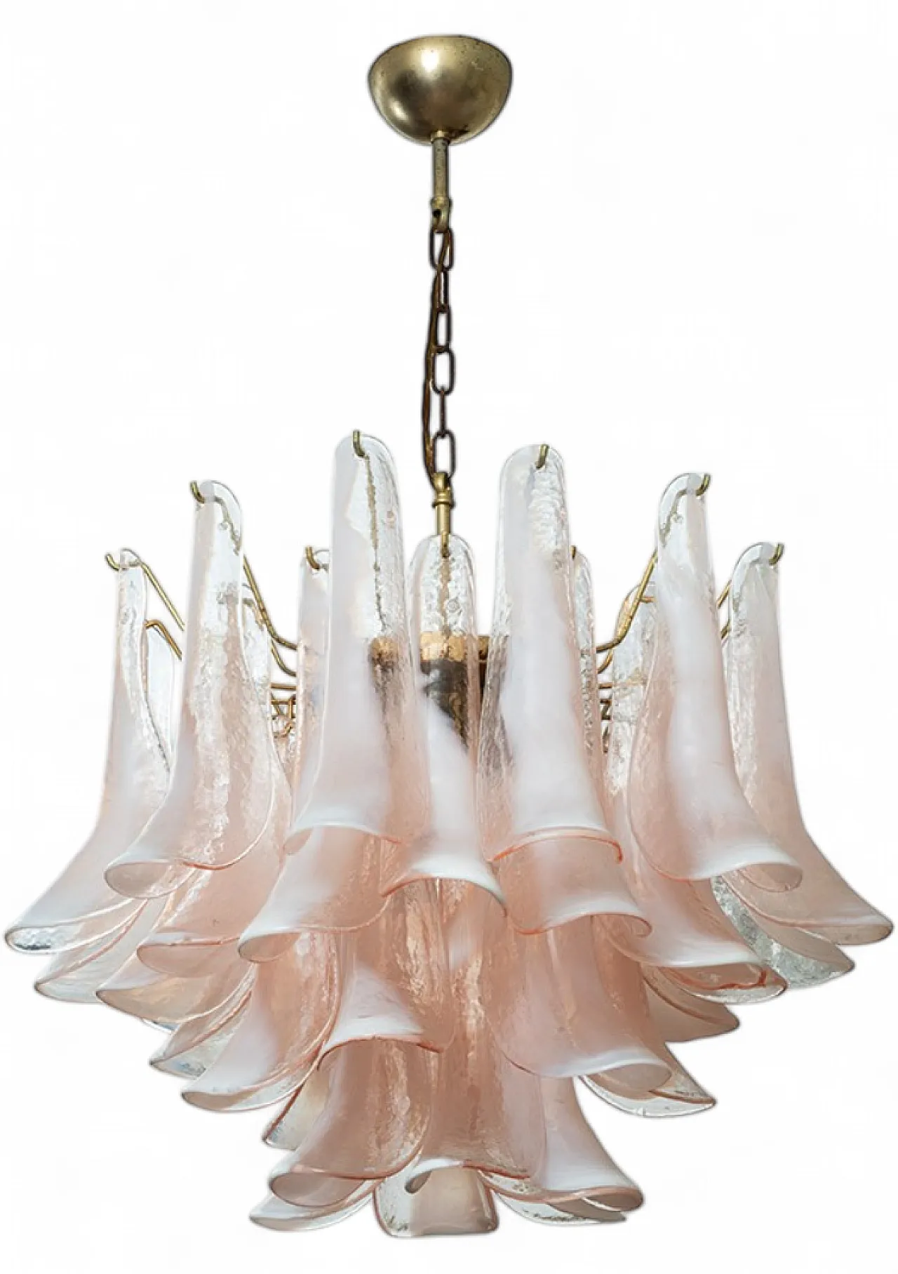 Pendant chandelier in Murano glass, 70s 5