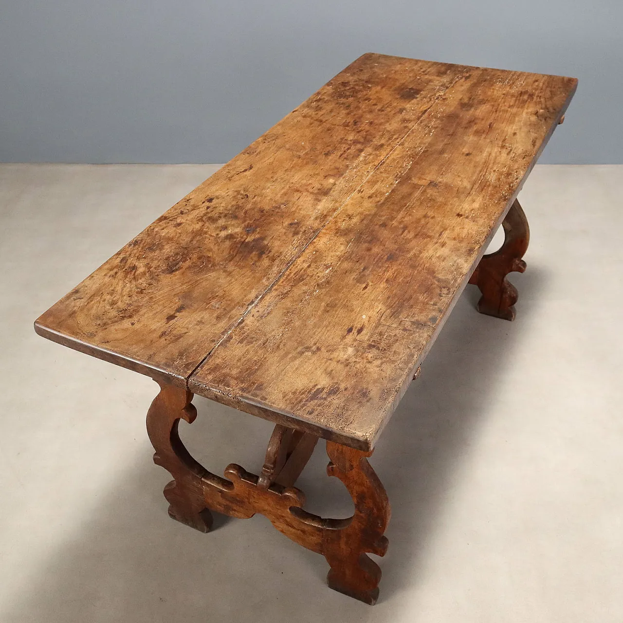 Fratino table in walnut, 20th century 7