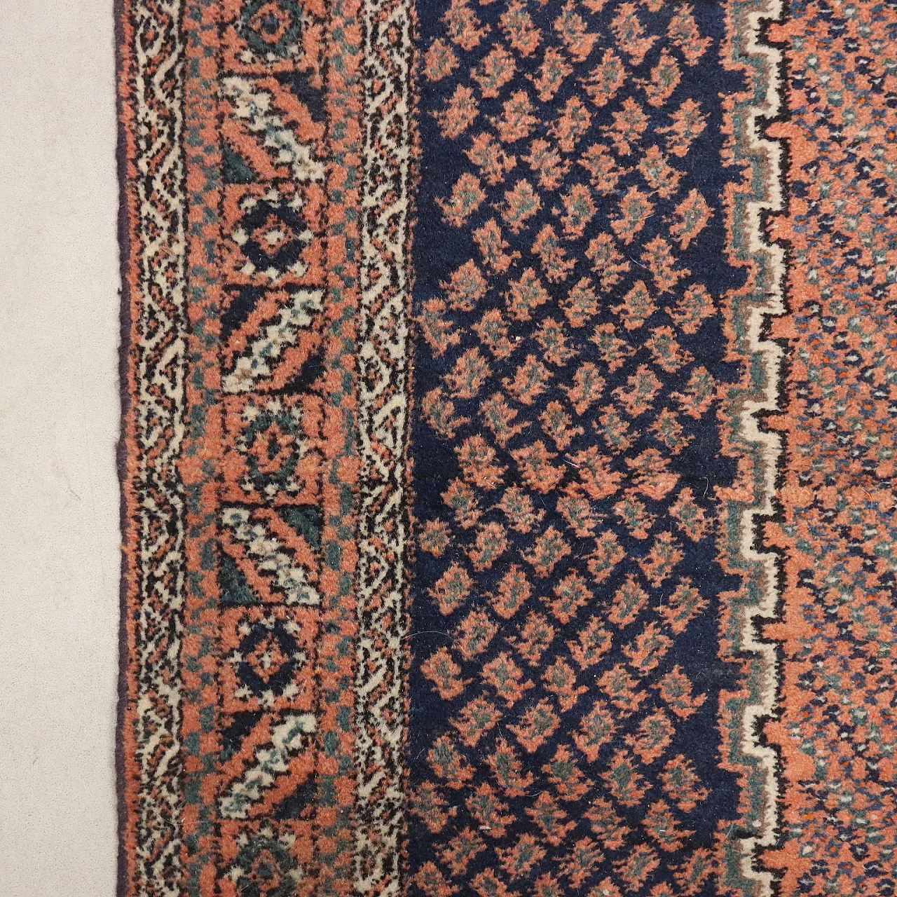 Afshar rug in cotton and wool, 20th century 7