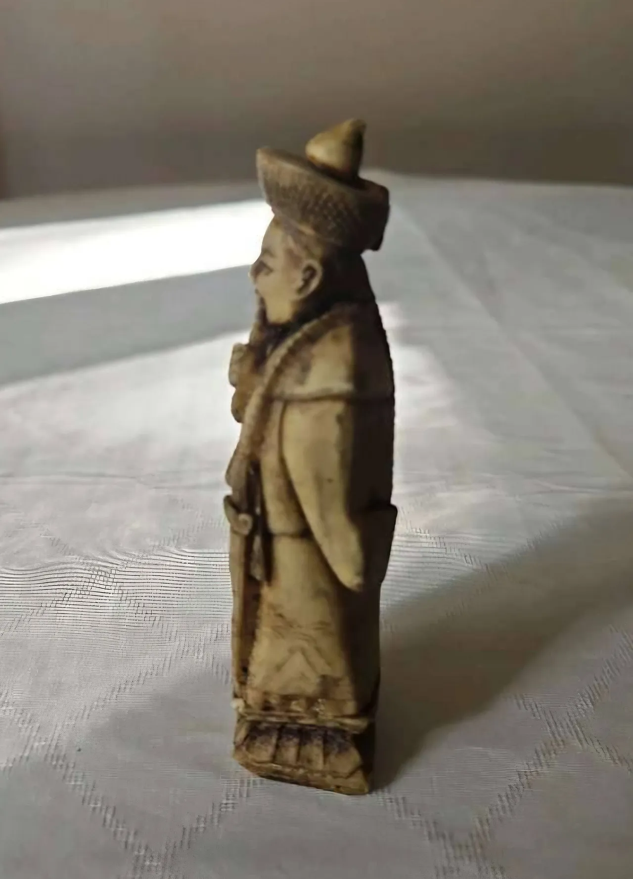 Carved Chinese Ivory Warrior Figure Ming/Quing Dynasty 2