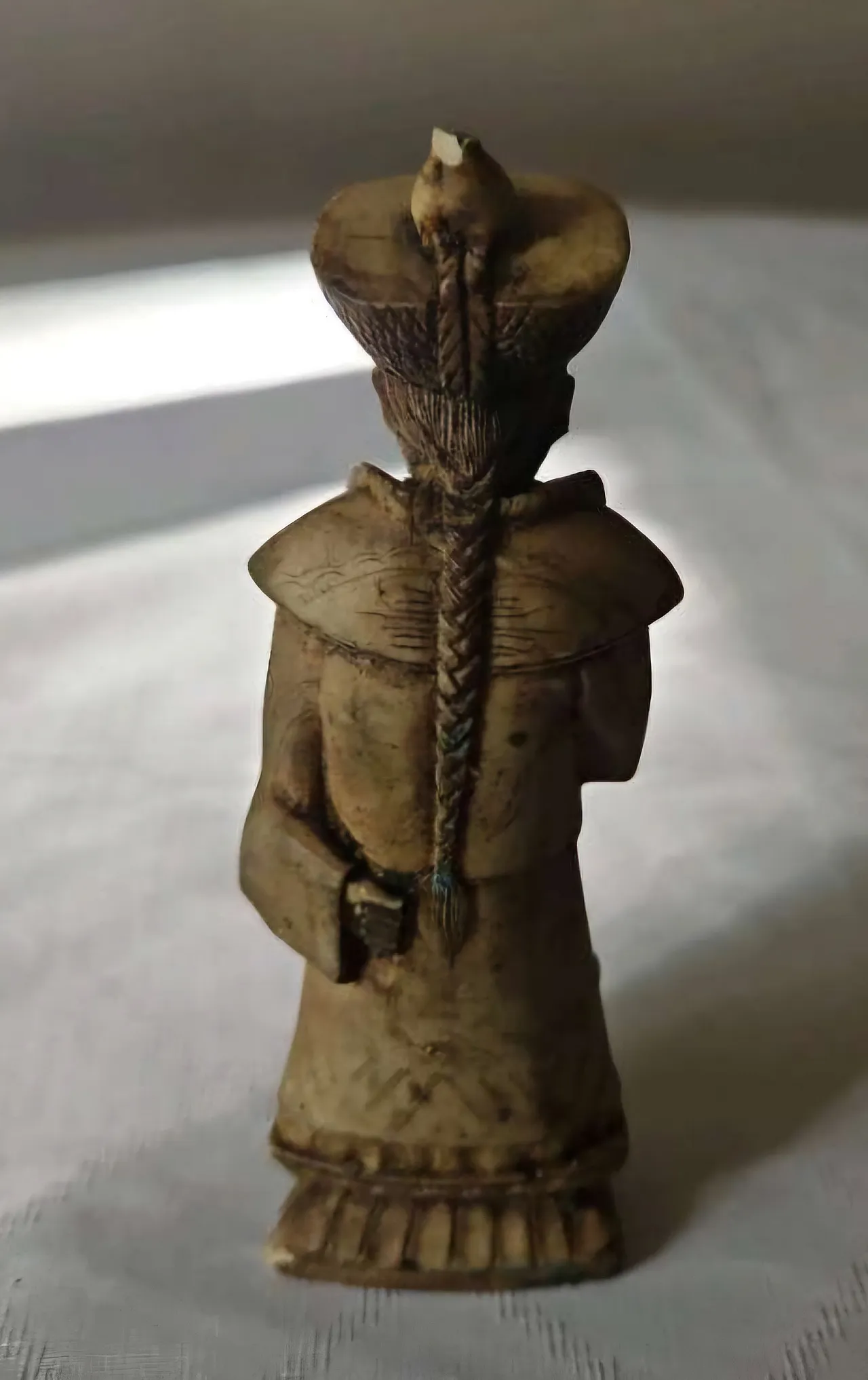 Carved Chinese Ivory Warrior Figure Ming/Quing Dynasty 4