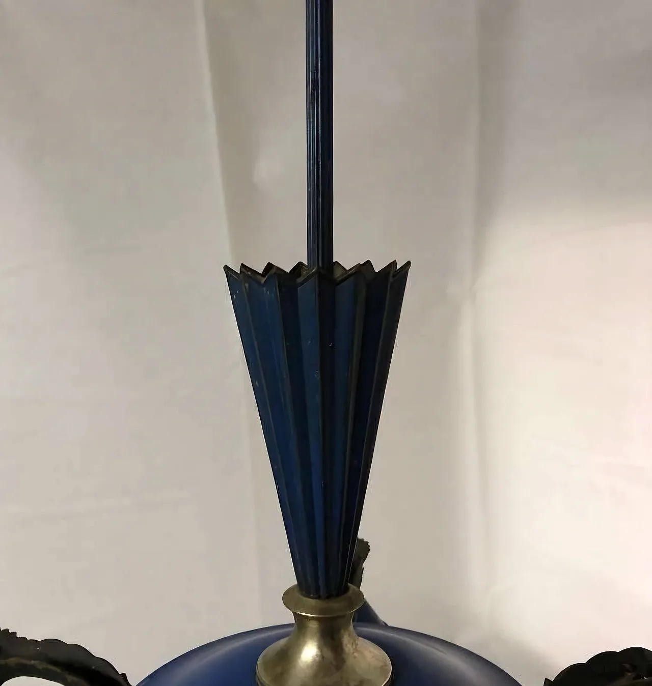 Blue Elegant Chandelier by Dagobert Peche, Early 20th Century 7