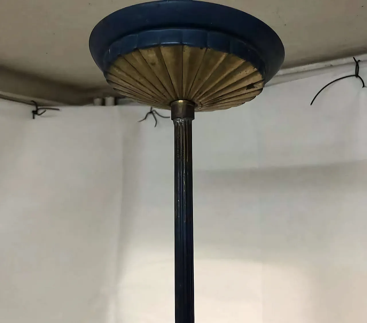 Blue Elegant Chandelier by Dagobert Peche, Early 20th Century 9