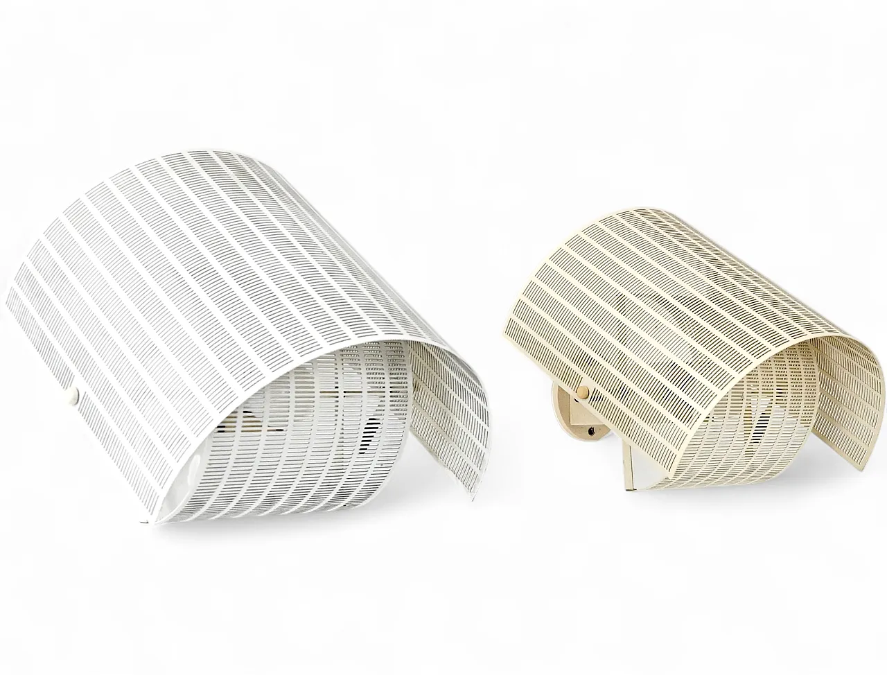 Coppia di applique Shogun di Mario Botta per Artemide, anni '80 14
