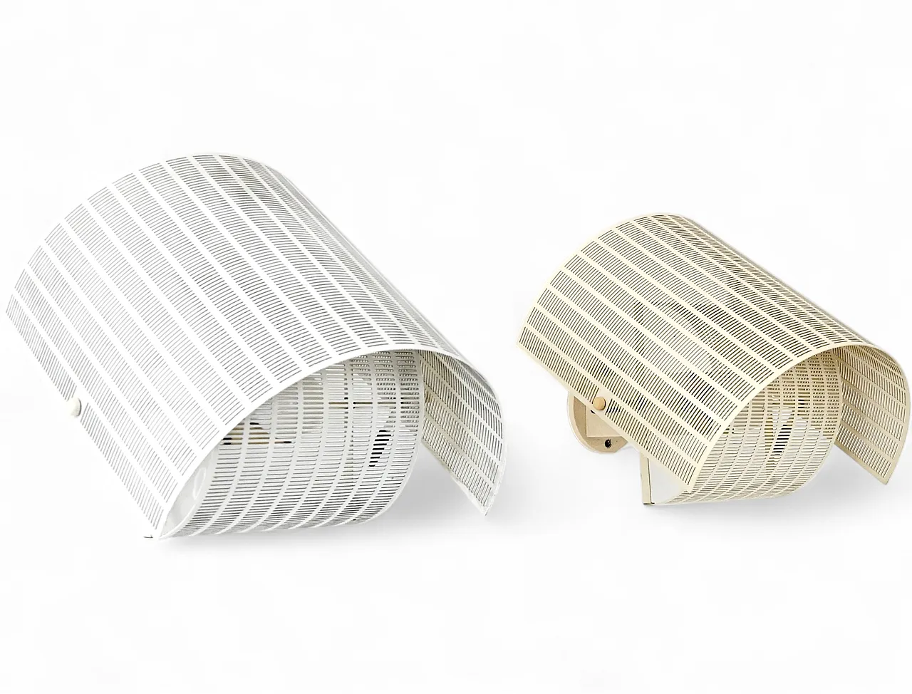 Coppia di applique Shogun di Mario Botta per Artemide, anni '80 15