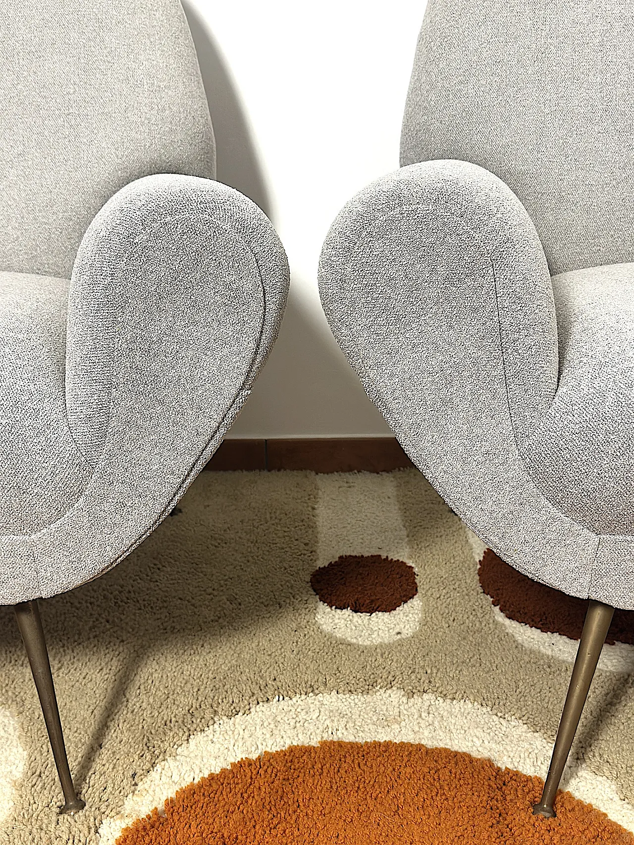 Coppia di Poltrone Gigi Radice By Minotti, anni '50 4