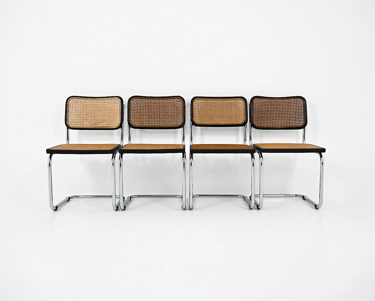 4 Dining Chairs Style B32 by Marcel Breuer, 90s 3
