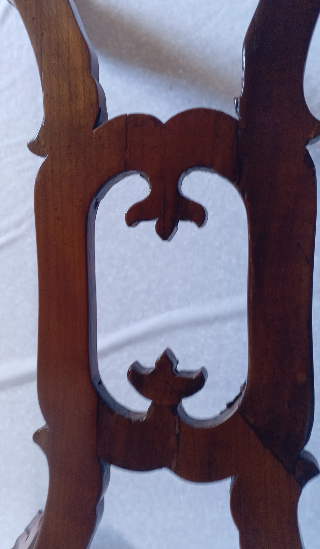 Biedermeier squared cherry console, early 19th century 10