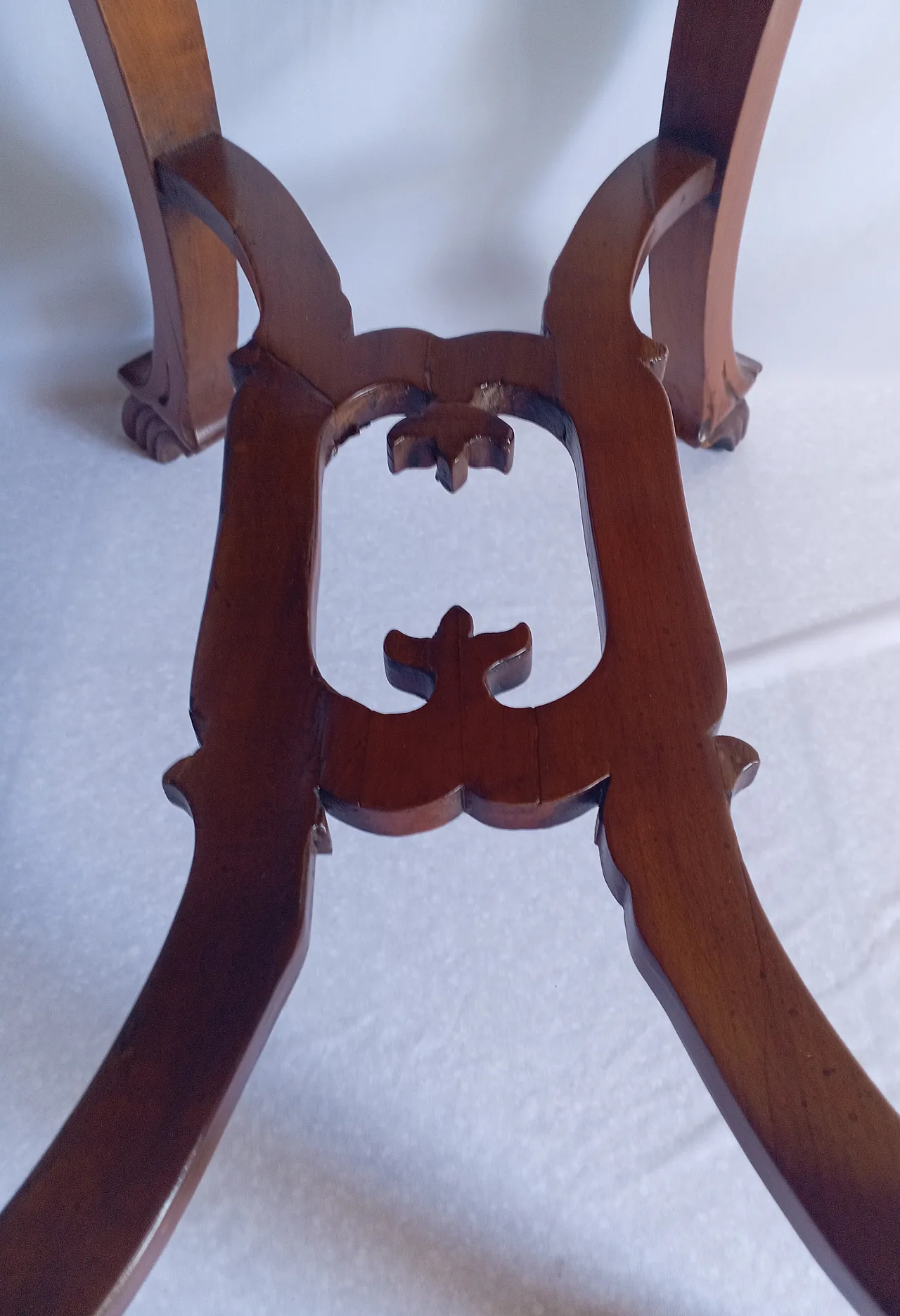 Biedermeier squared cherry console, early 19th century 11