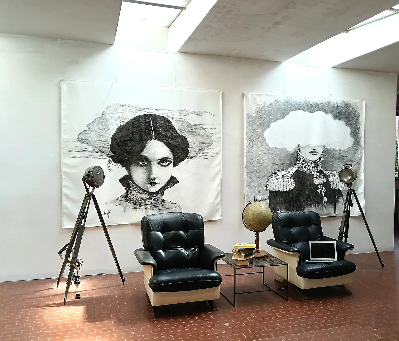 Pair of leather Relax armchairs by  by Mobili Pizzetti-Roma, 1960s 9