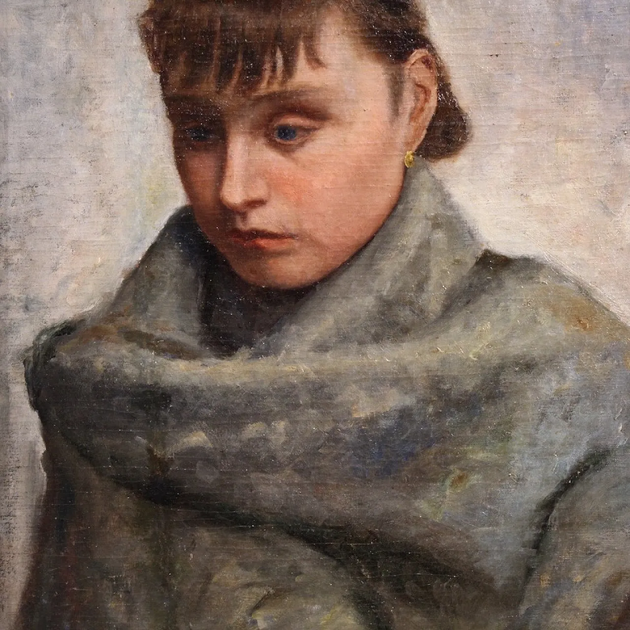 Portrait of a woman in Impressionist style, early 20th century 4