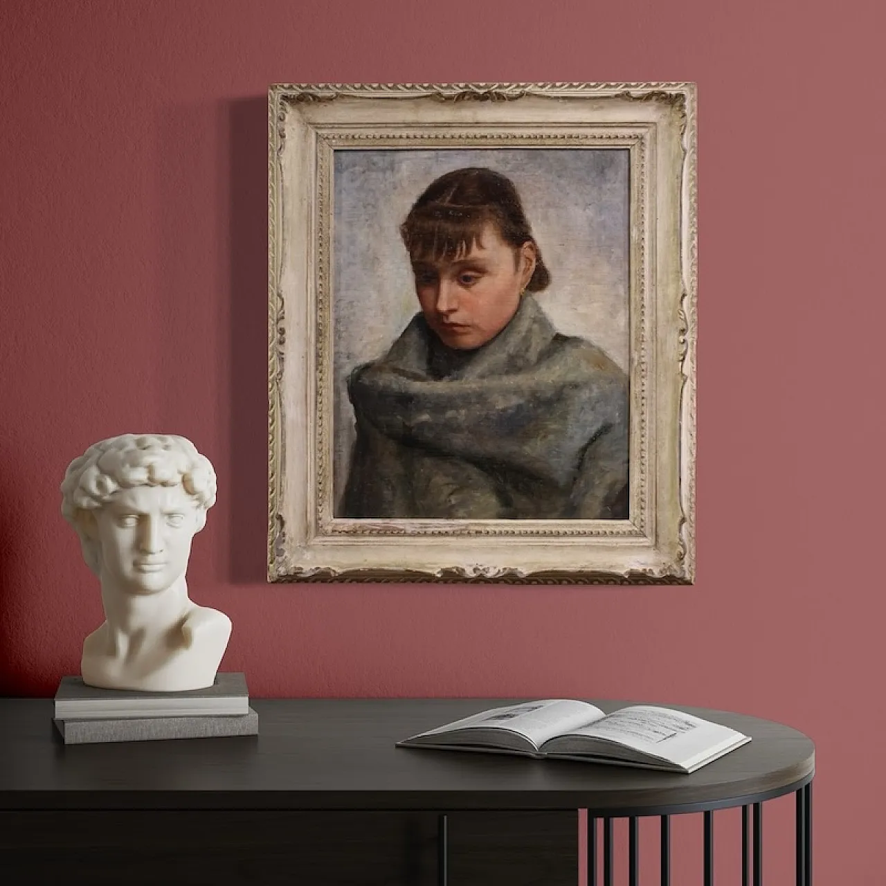 Portrait of a woman in Impressionist style, early 20th century 7