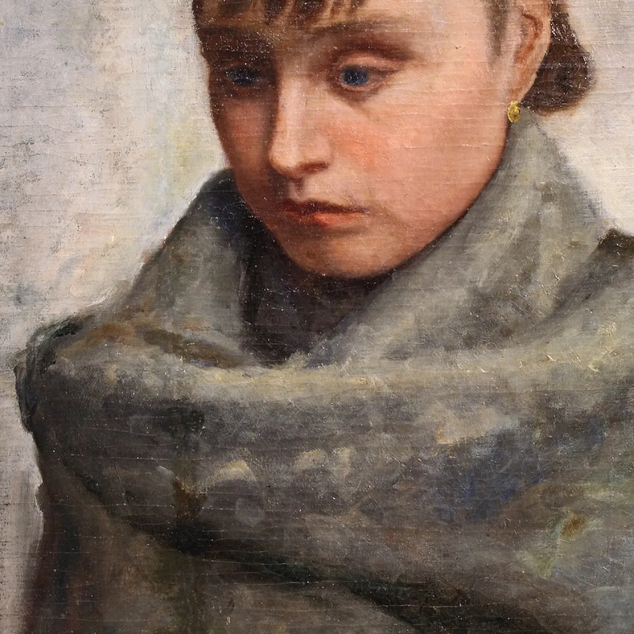 Portrait of a woman in Impressionist style, early 20th century 8