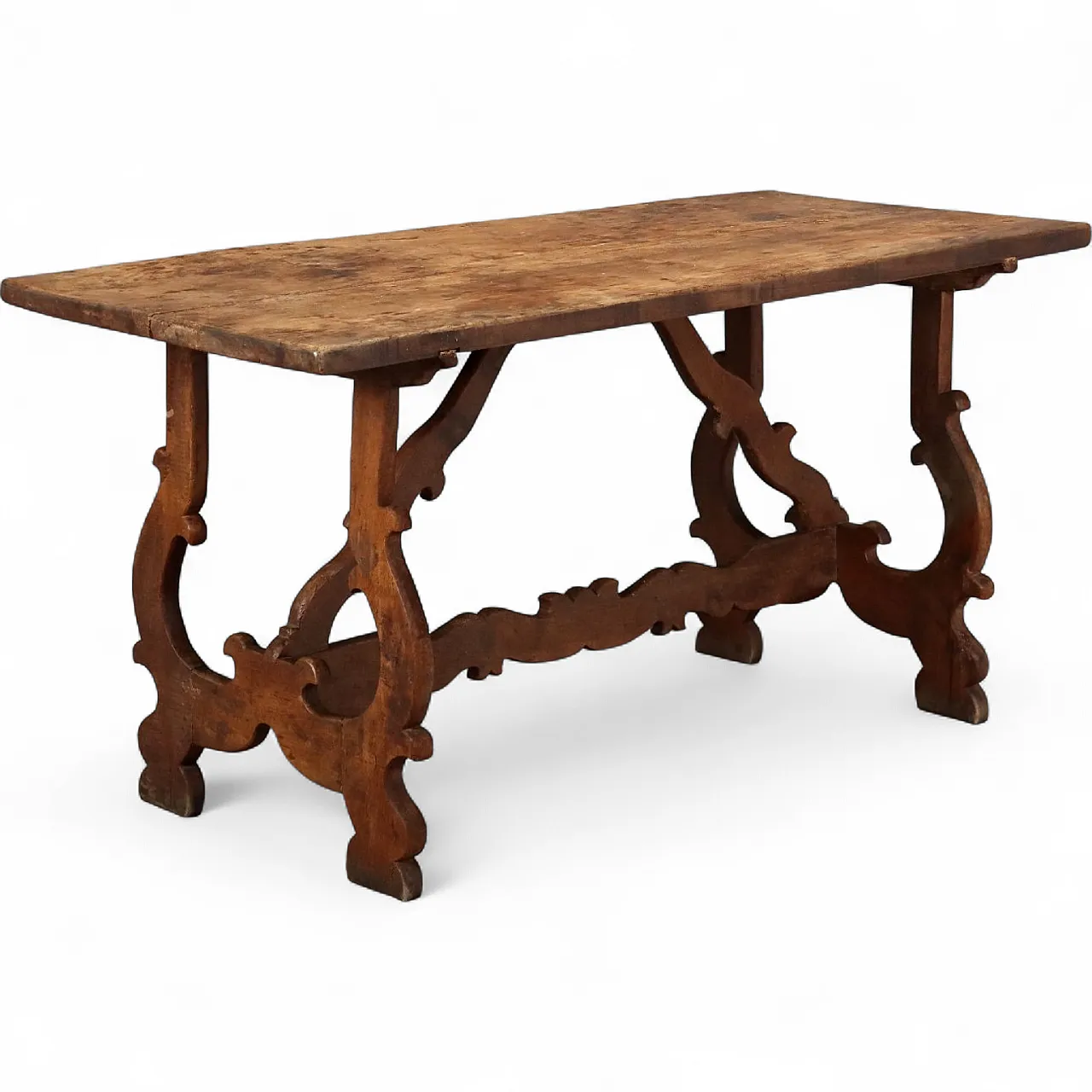 Fratino table in walnut, 20th century 9