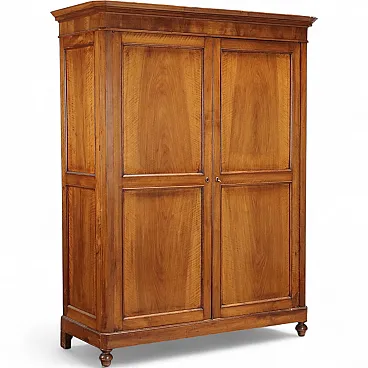Walnut wardrobe, 19th century