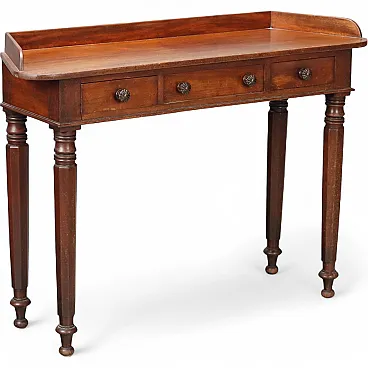 Walnut desk, 19th century