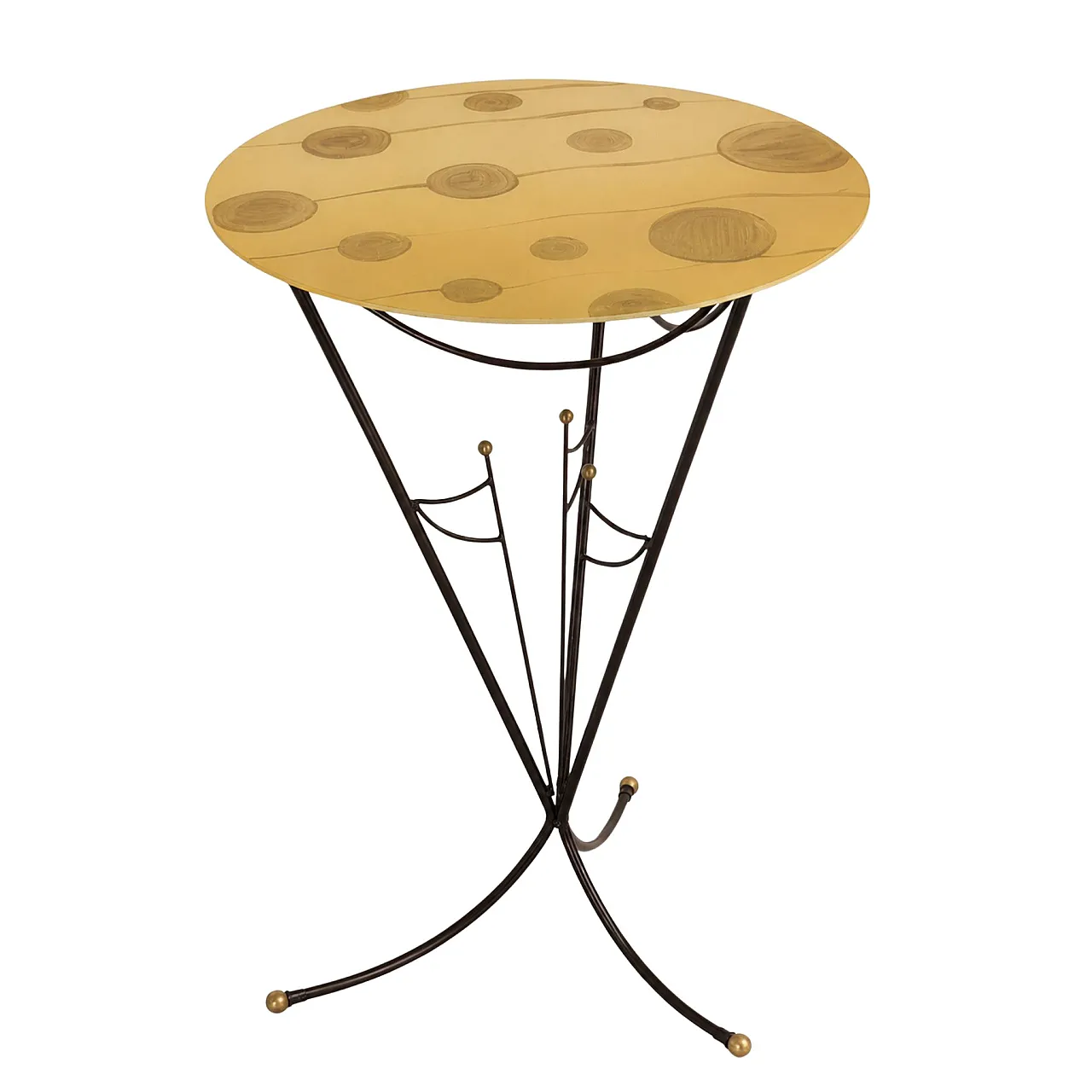 Glass and metal coffee table by Marta Marzotto, 1980s 1