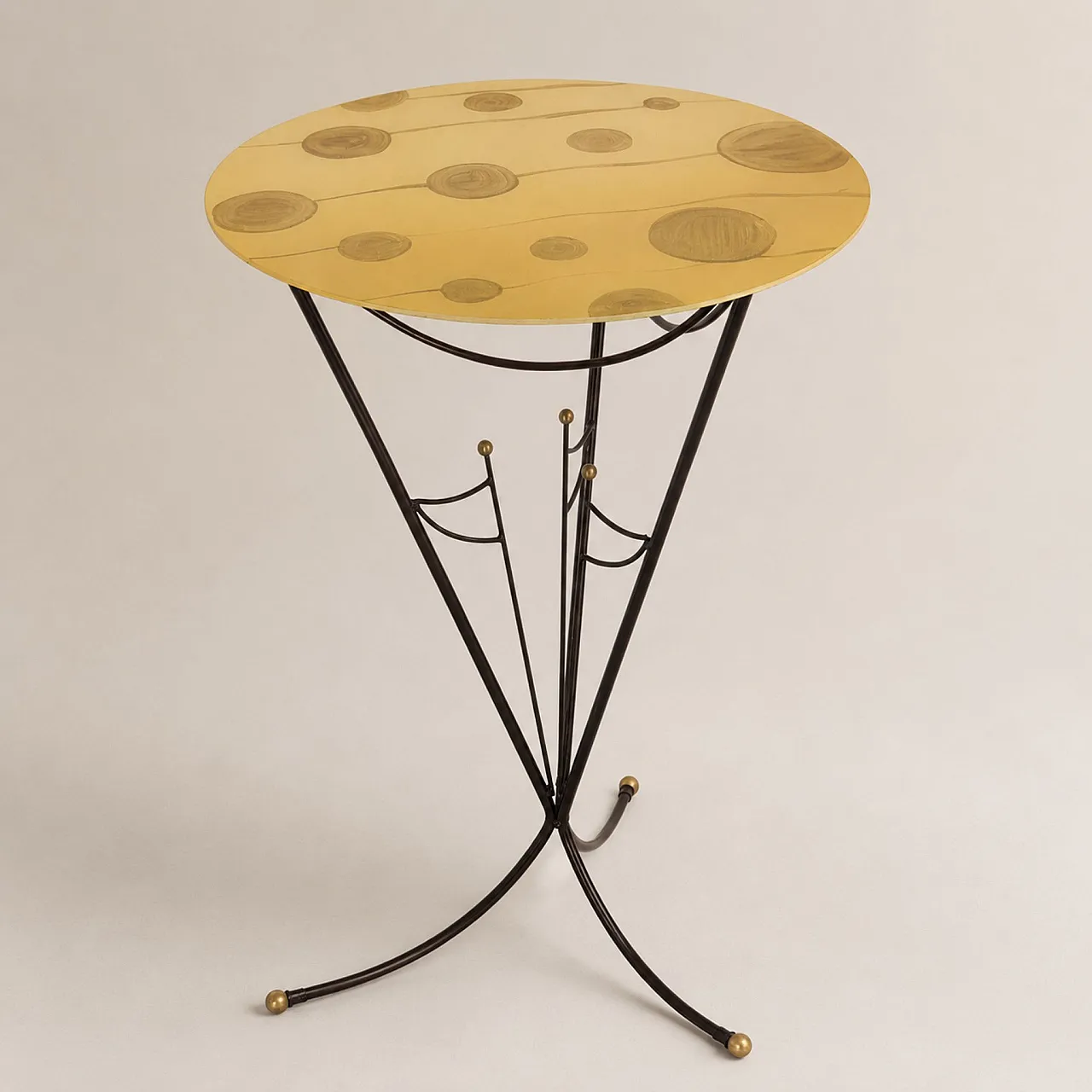 Glass and metal coffee table by Marta Marzotto, 1980s 4