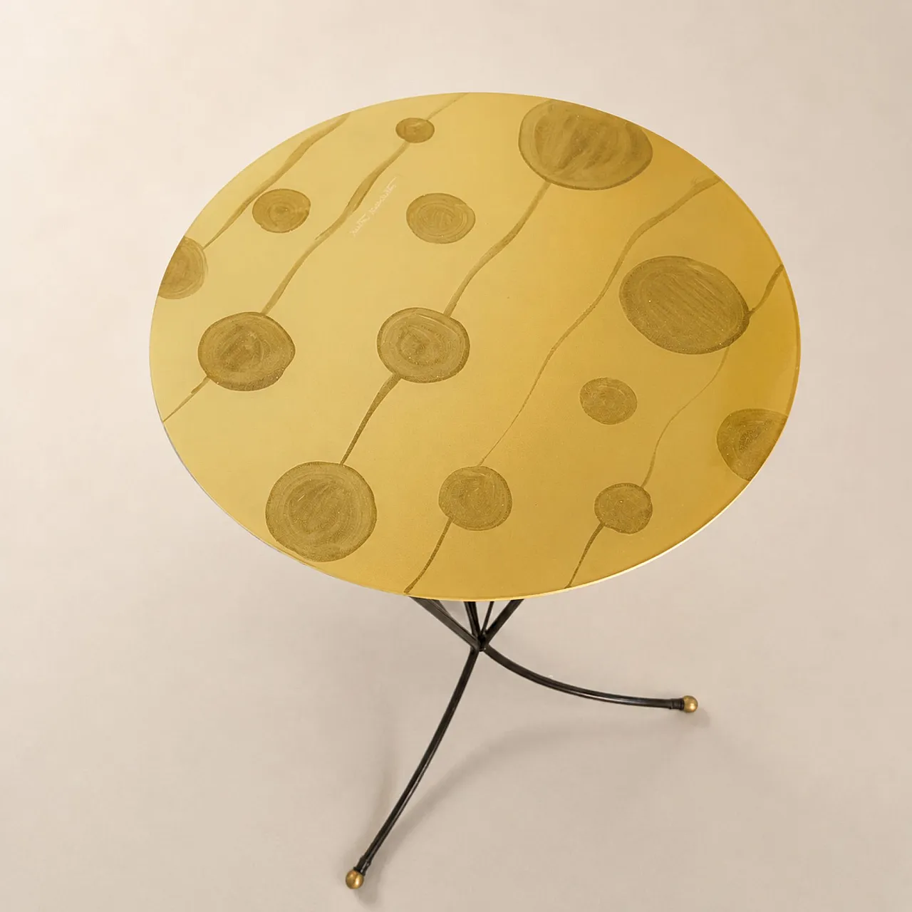 Glass and metal coffee table by Marta Marzotto, 1980s 5