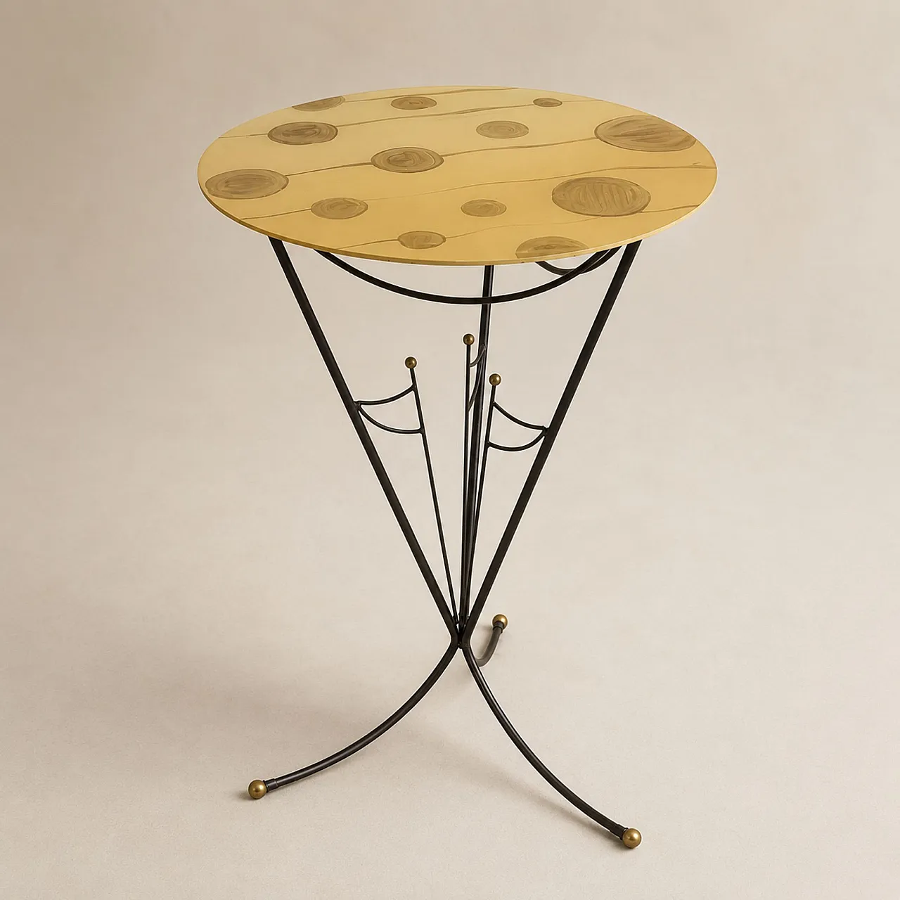 Glass and metal coffee table by Marta Marzotto, 1980s 6