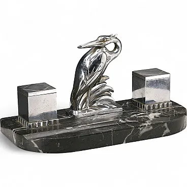 Art Deco inkwell, 20th century
