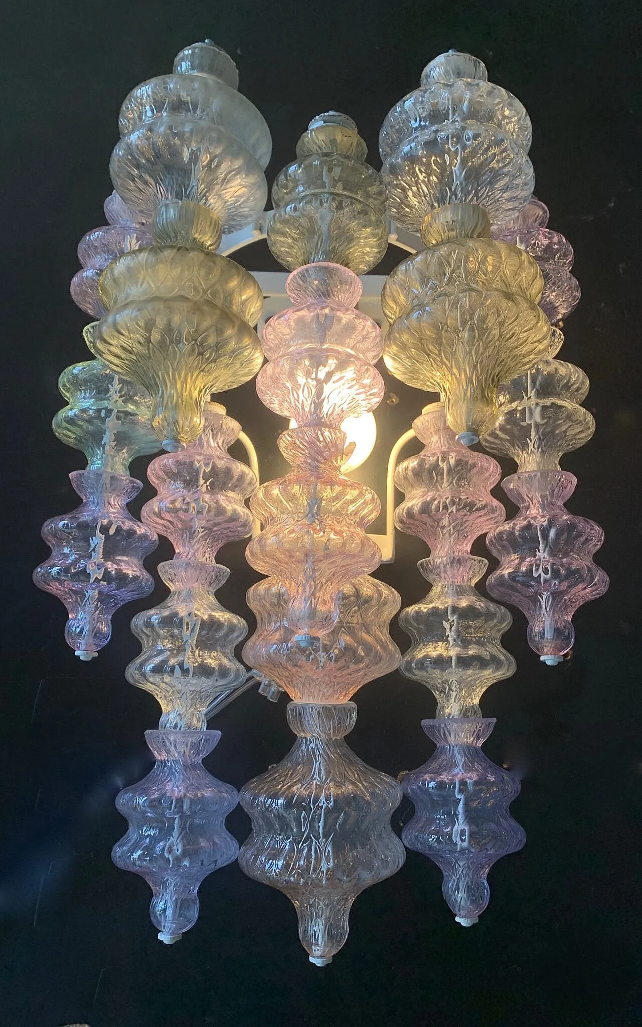 Coppia di lampade da parete a moduli, anni '60 2