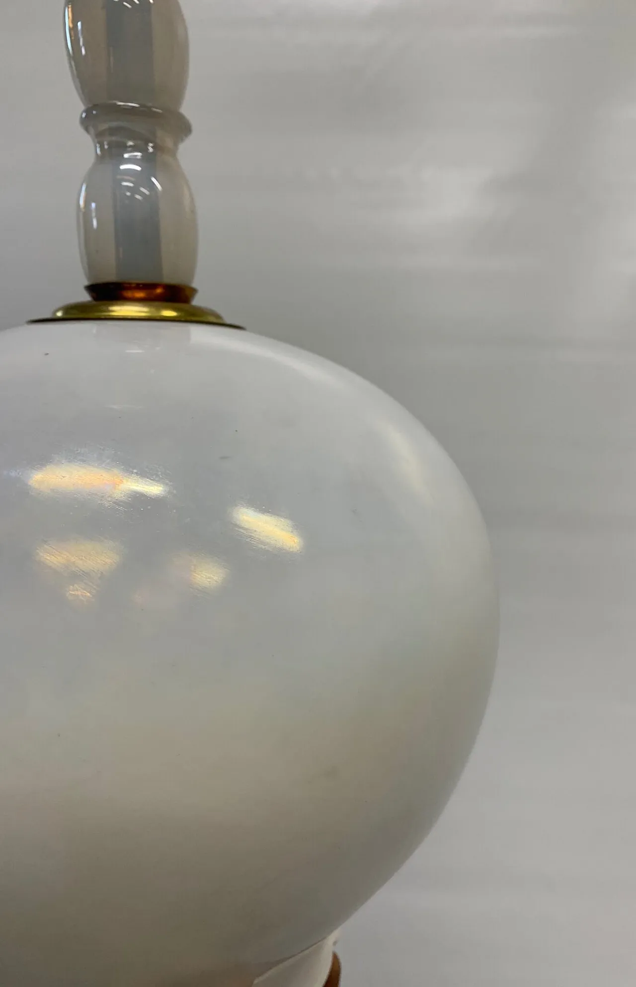 Lampada in vetro di Murano hotel Bristol di Merano Gio Ponti, anni '50 4