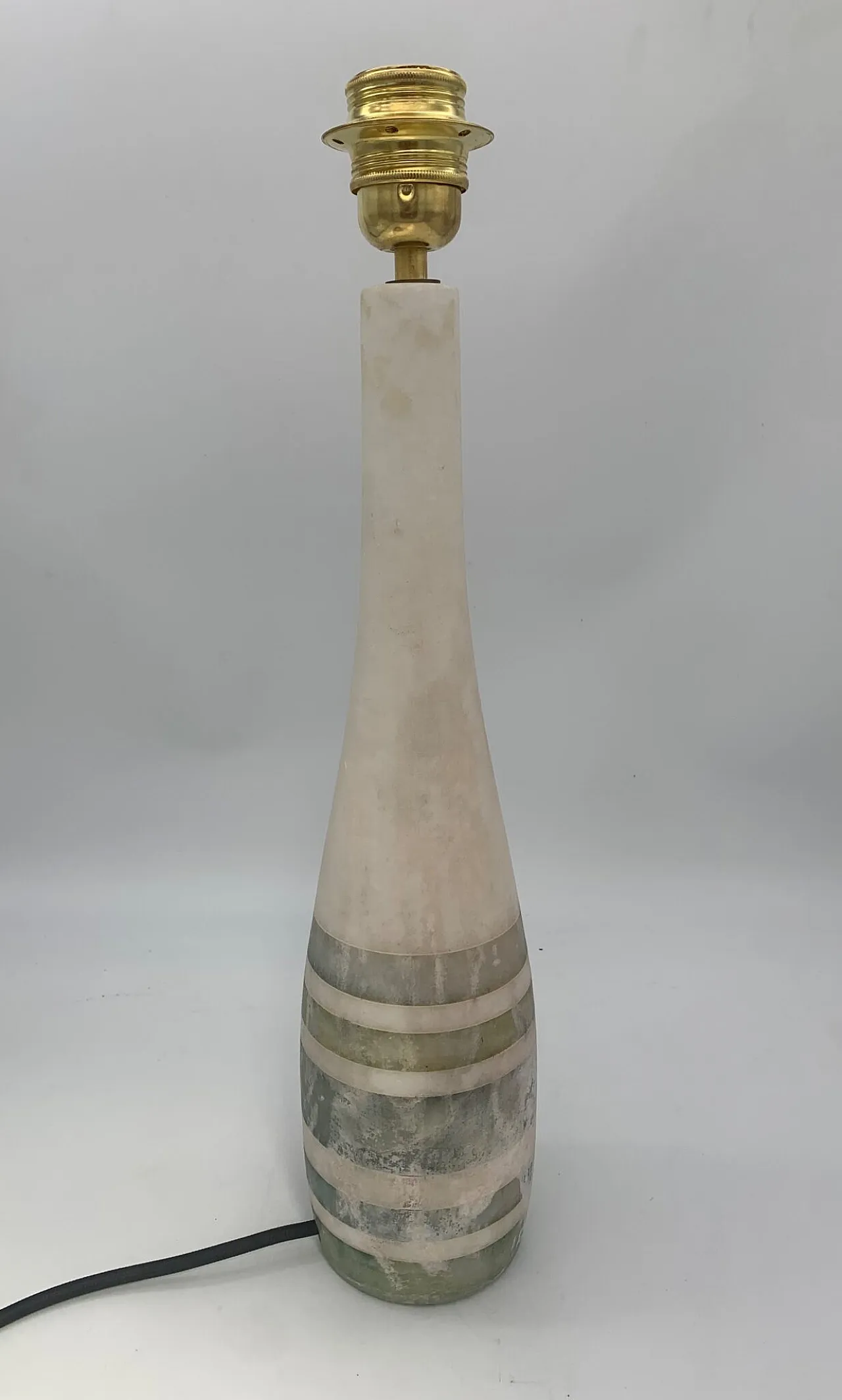 Lampada da tavolo in alabastro di Volterra, anni '60 2