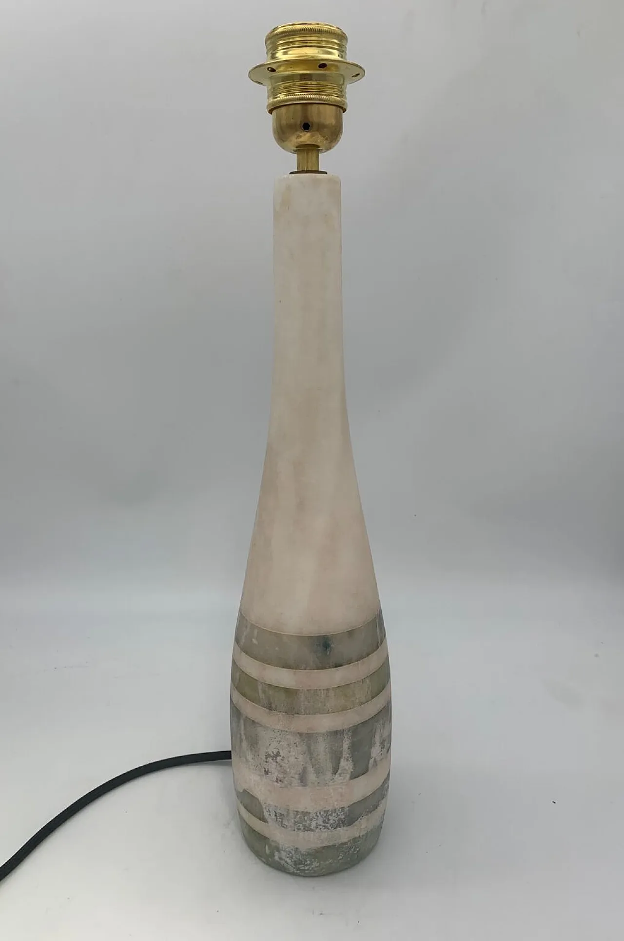 Lampada da tavolo in alabastro di Volterra, anni '60 3