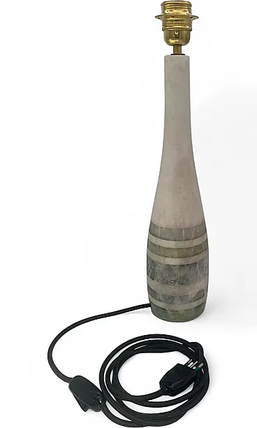 Lampada da tavolo in alabastro di Volterra, anni '60