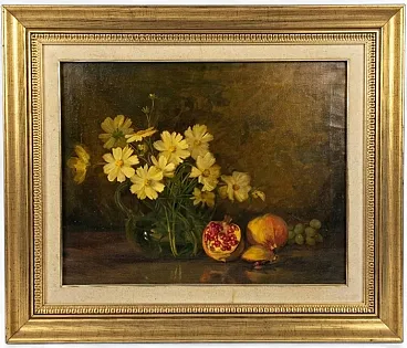 Still Life by G. Nattiello Colosimo, oil on canvas, 20th century