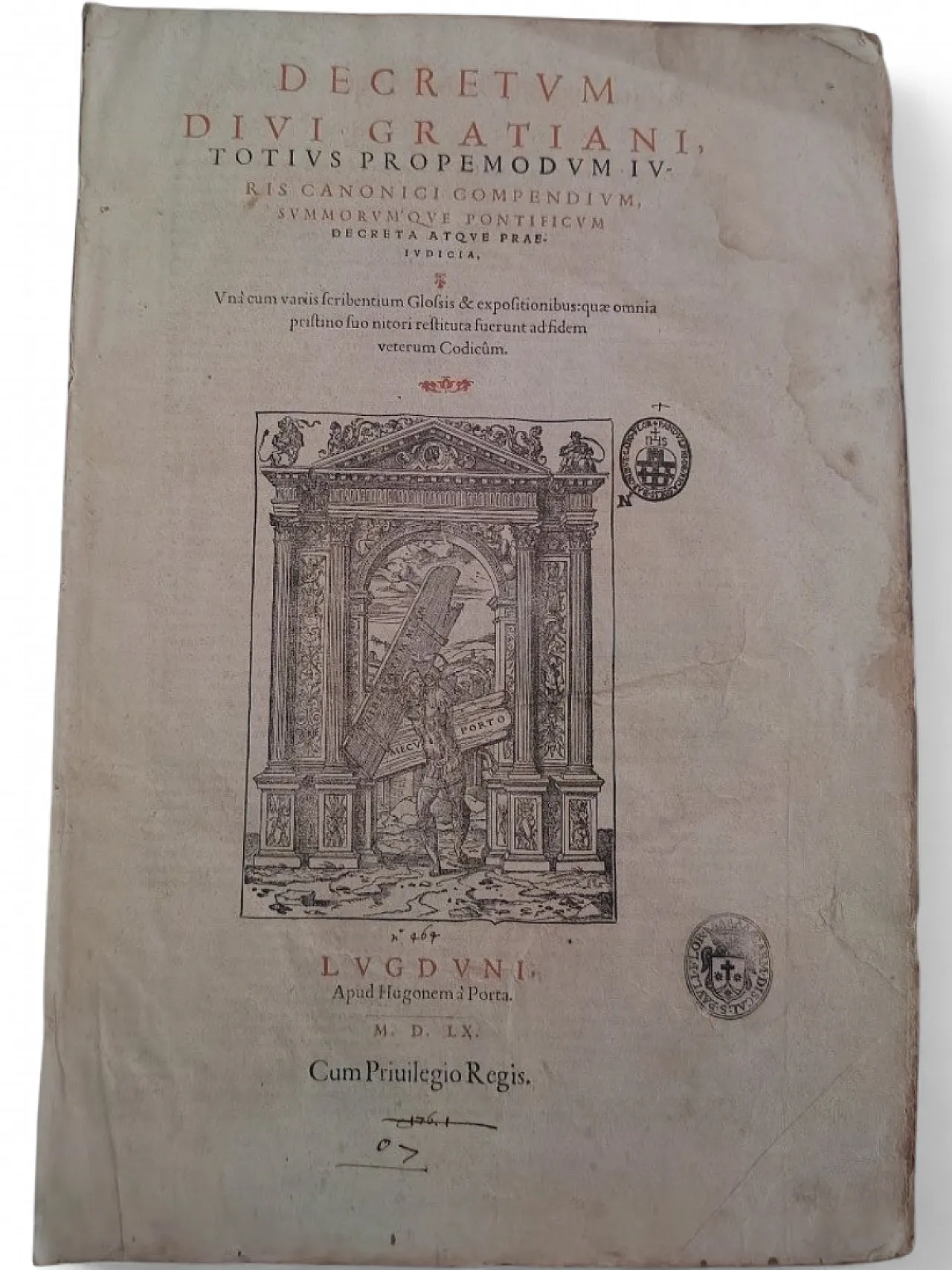 Decretum Divi Gratiani, legal work, 17th century 10