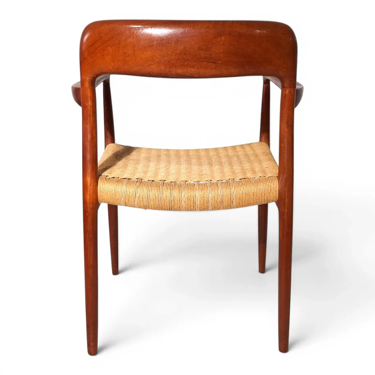 Sedia in teak Møller 56 di Niels Otto Møller per JL. Møllers, anni '50 6